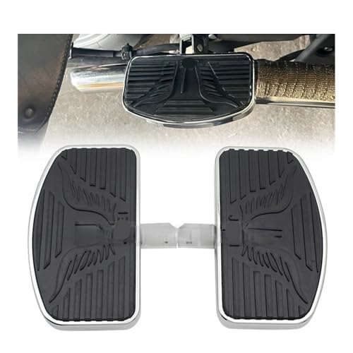 Repose-pieds custom Dragstar 1100 support pédales finition chrome