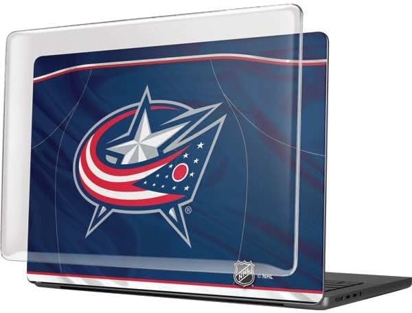 Skinit Case + Skin Compatible with MacBook Pro 14in (2021) - Officially Licensed NHL Columbus Blue Jackets Jersey Design