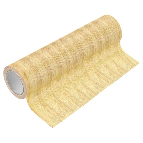Image of PATIKIL Wood Grain Tape 7.9 inch x 15 Ft, Self-Adhesive Wood Texture Repair Tape Realistic Wood Effect Contact Paper Patch for Furniture Cabinets Floor Walls Home Decoration, Yellow Oak