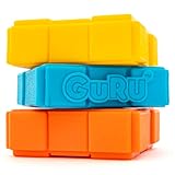 GURU Pet: Dog-X-Cube - Medium - Dog Toy, Interactive Treat Dispensing Puzzle, Twists & Spins, Colorful Durable Design, Interactive Multi-Action Play