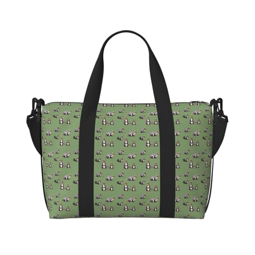 Sac de voyage polyvalent imprimé écureuil pour vos weekends