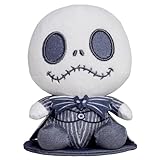 Disney Perch’d 4-inch Shoulder Plush Jack Skellington Stuffed Animal, Wearable Plushie, Soft Toy for Fans, Girls, Boys, Kids, Ages 2 and Up by Just Play