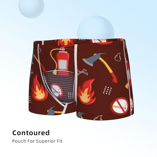 Boys' Cotton Boxer Brief Soft Underwear-Fire Extinguisher4