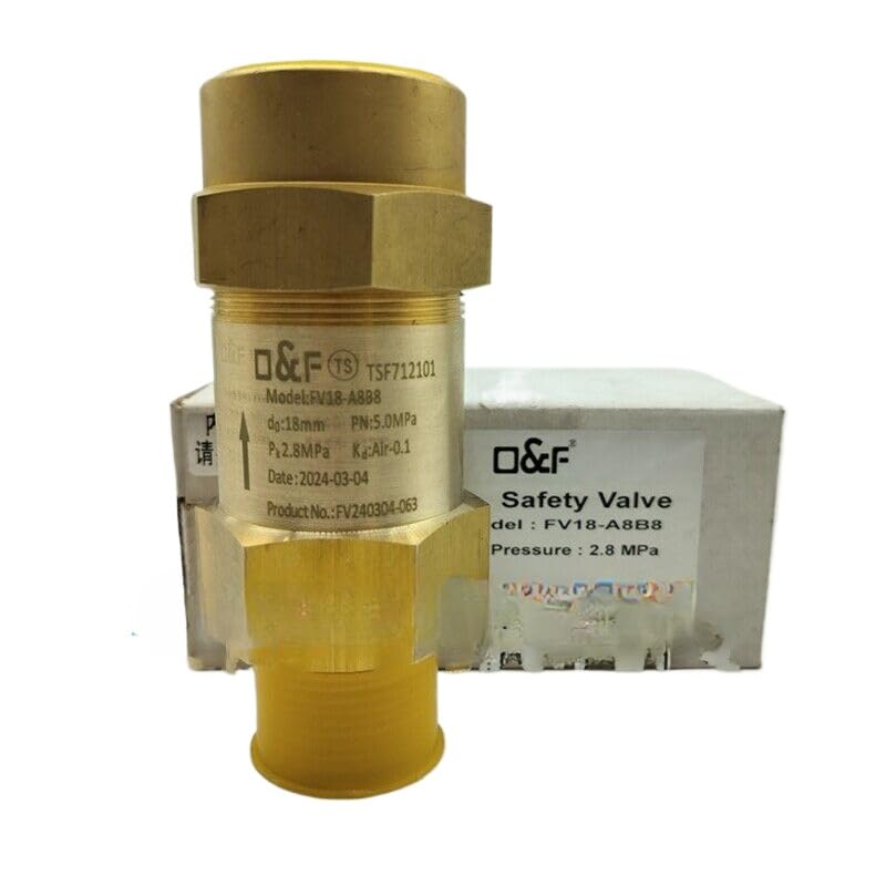 Suitable for safety valve FV18-A8B8 of refrigeration reservoir, 2.8Mpa DN25 OD32mm-