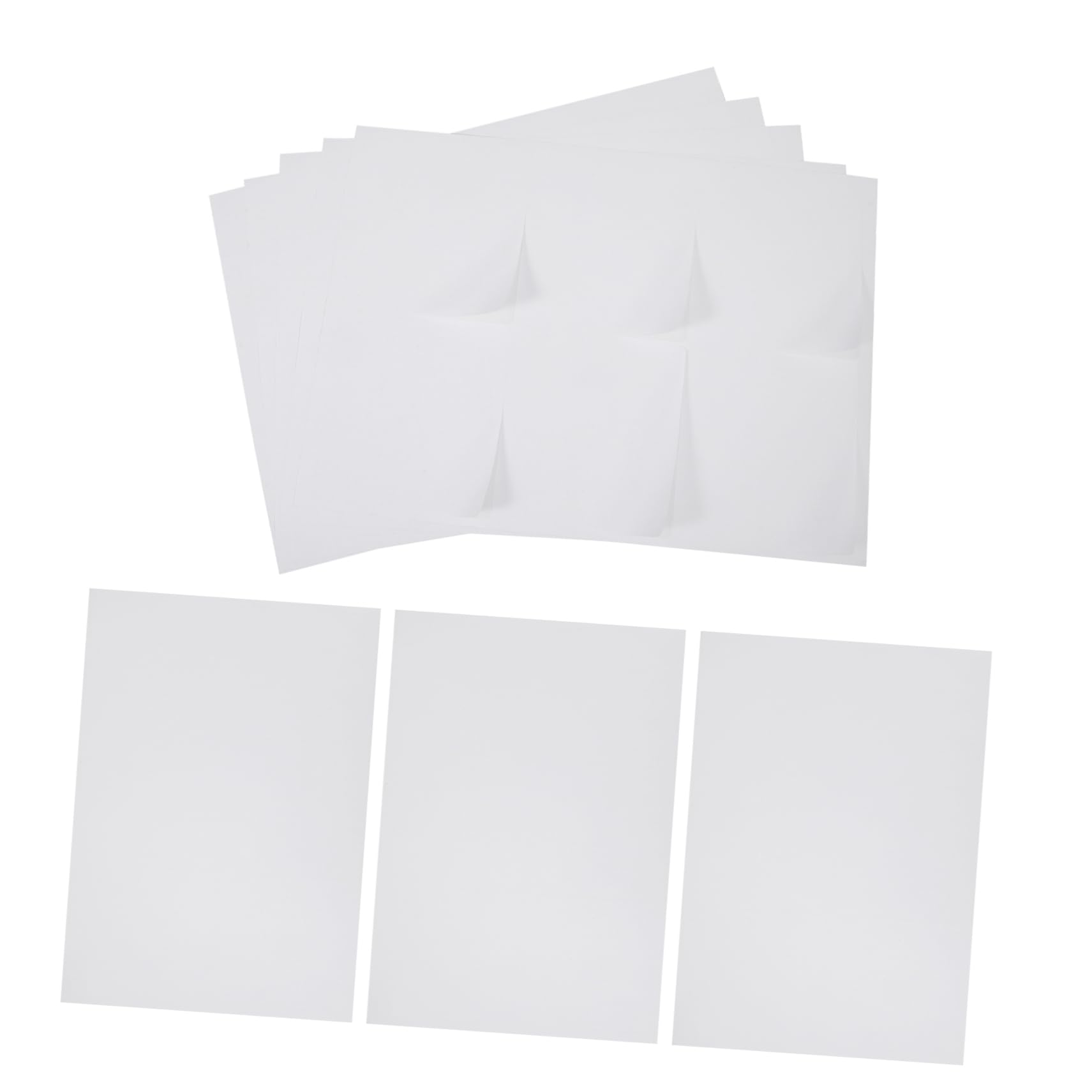 Papel Adhesivo Imprimible A4 Blanco 100 Hojas, Etiquetas