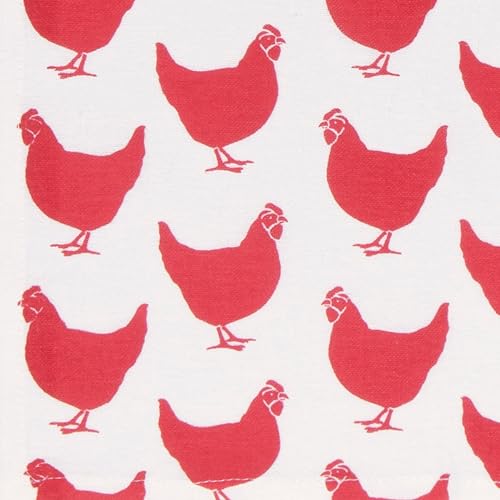 Image of Now Designs, Towels Tea Flour Red, 2 Count