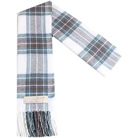 Lochcarron of Scotland Stewart Blue Dress Modern Lambswool Scarf Cover