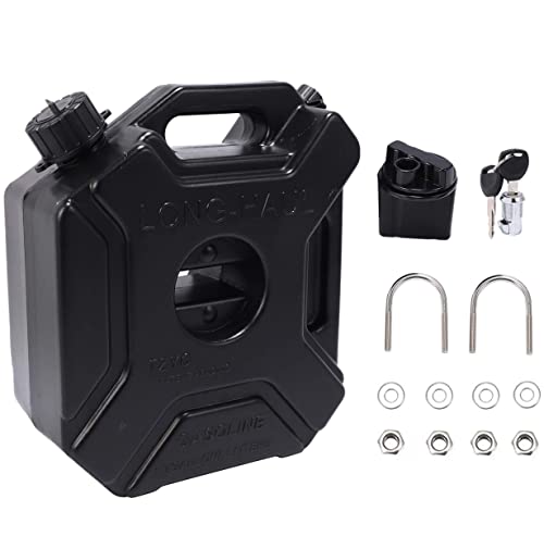 Fayrimi 454464 - Jarra de combustible para coche, , gasolina, depósito de aceite, depósito de combustible, jerrycan, con cerradura y cerradura, 454464