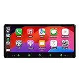 JOYING Single Din Car Stereo 8.9 Inch Car Radio Android 12 Head Unit 1920 x 720P Full Lamination Screen 4GB+64GB Support Wirelessly CarPlay/Android Auto/Mirror Link/Bluetooth 5.0/FM Radio(JY-HZS01N4)