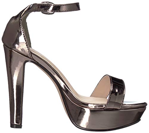 Touch Ups Women's Mary Heeled Sandal, Pewter, 9.5 M Us #TOP5