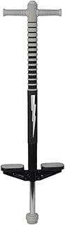 Flybar Maverick 2.0 Foam Pogo Stick for Kids Ages 5 and Up, 40 to 80 Pounds, Outdoor Kids Toys, Pogo Stick for Boys and Girls, Rubber Grip, by The Original Pogo Stick Company (Black Lightning)