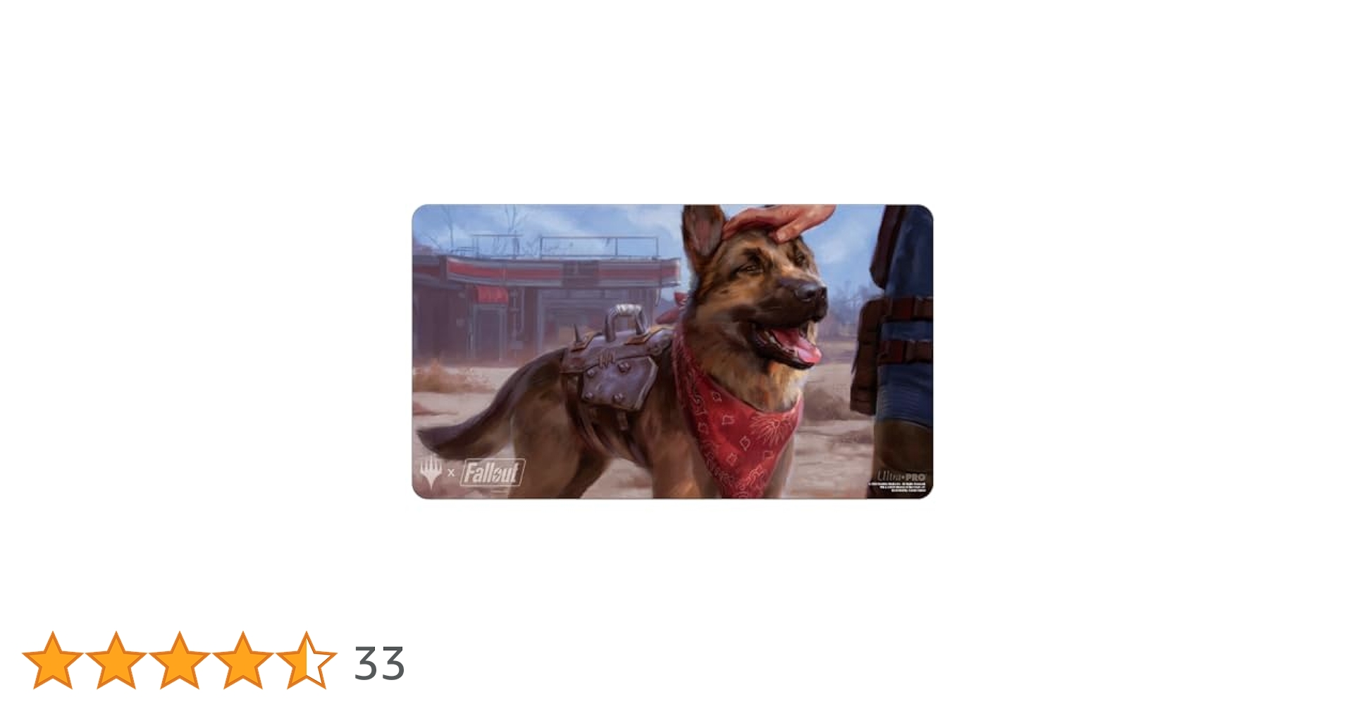 MTG UltraPRO プレイマット Fallout【忠実な友、ドッグミート】 Amazon.com: Ultra PRO - Fallout Playmat - Dogmeat, Ever