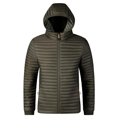 Coupe-vent hiver down jacket veste matelassée homme ZDJSWJ manteau duvet chaud
