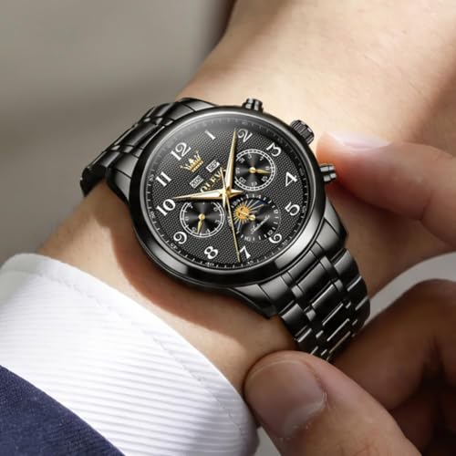 Image of OLEVS Watches for Men Automatic Mechanical Self Winding Watch Business Dress Wrist Watch