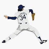 Fernando Valenzuela Bumper Sticker Window Vinyl Decal 5"