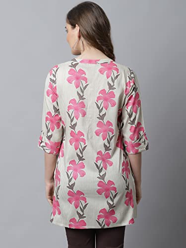 Image of Pistaa's Women's Viscose Relaxed Fit Short Kurti