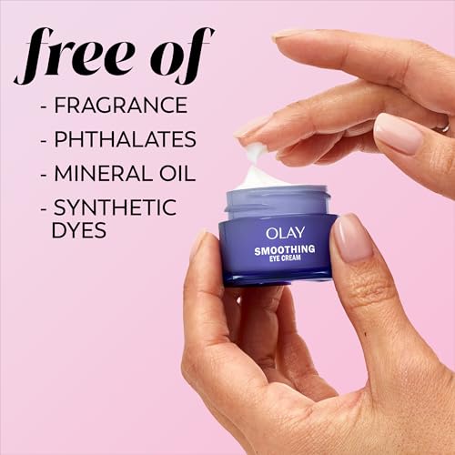 Olay Retinol 24 Night Smoothing Eye Cream, Fragrance-Free Hydrating Under Eye Treatment with Vitamin B3 and Retinol Complex for Fine Lines, Wrinkles, and Smoother Looking Skin, 0.5 Fl Oz - image 6