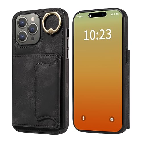 Housse iPhone 15 Pro Max antichoc à anneau rotatif 360 degrés
