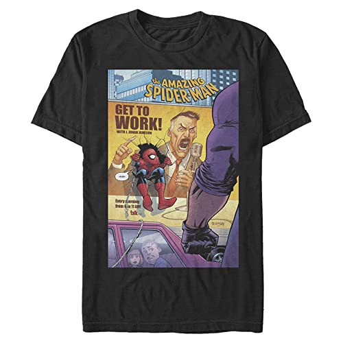 T-shirt Spider-Man Marvel Get to Work pour homme en coton confort