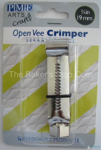 PME Open Vee Serrated Crimper, Large