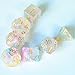 UDIXI Glitter DND Dice Set, 7-Die Galaxy D&D Polyhedral Dice Set Iridecent Swirls for Role Playing Game and Board Game (Pink &Cyan)