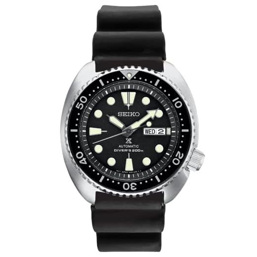 Seiko SRPE93 Prospex Relógio masculino preto, 45 mm, aço inoxidável