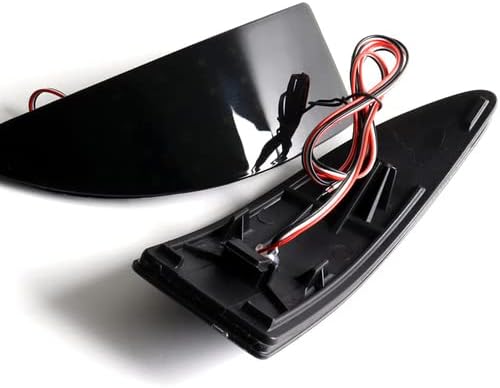 Pair LED Rear Bumper Reflector Brake Stop Light Replacement Compatible with 2006-2013 Lexus IS250 IS350, 2007 2008 2009 2010 2011 2012 (Smoke Lens)