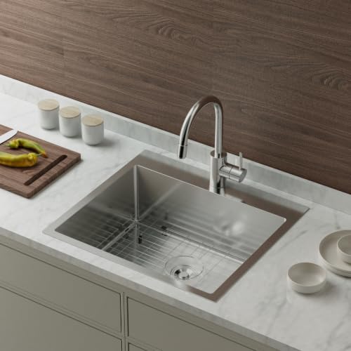 Bonnlo 25 Inch Top mount Kitchen Sink Drop-in...