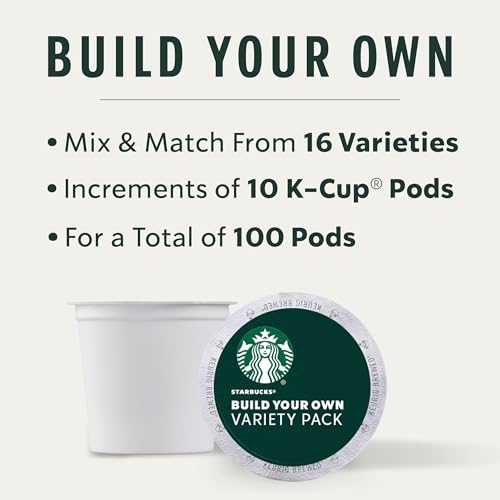 Image of Starbucks Coffee, Keurig K-Cup Pods, Custom Build Your Own Variety Pack, 100 Pods