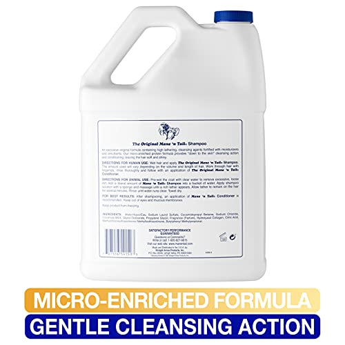 Mane 'n Tail Original Shampoo for Horses & Humans, for A Down to The Skin Clean (1 Gallon) - Image 5