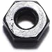 Hard-to-Find Fastener 014973123741 Hex Nut - Black (20 Piece), 10-32"