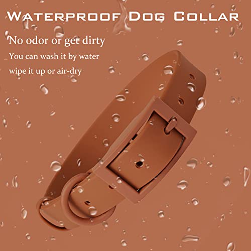 Waterproof-Dog-Collar-for-Small-Medium-Large-Dogs-with-Wear-Resisting-Coated-Metal-BuckleAdjustable-Heavy-Duty-Dog-Collar-Stronger-Than-Leather