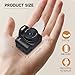 Mini Keychain Camera 4K 64MP Vintage Digital Camera,Pocket Retro Nostalgia Video Camera with LED Light and 32G Micro SD Card, Suitable for Teenagers, Adults, Kids, and Photography Beginners Black