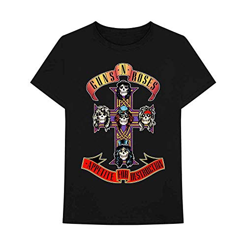 Bravado Men's Guns N' Roses Cross T-Shirt