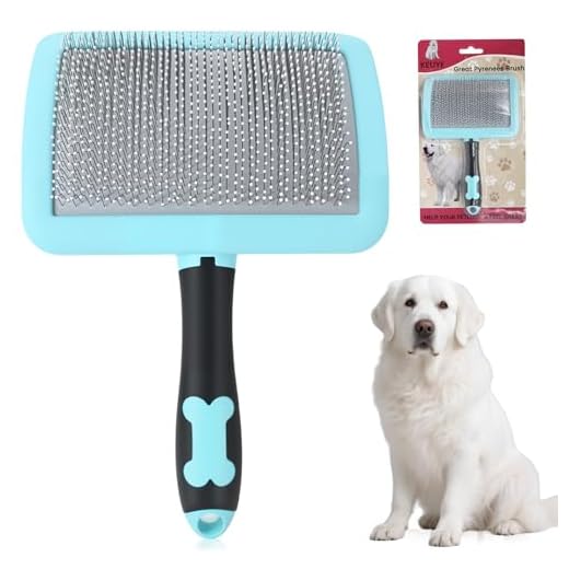 KEUYE Great Pyrenees Brush for De-Shedding and Fluffing Grooming