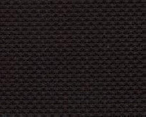 59" x one Yard 18 Ct Counted Cotton Aida Cloth Cross Stitch Fabric (Black)