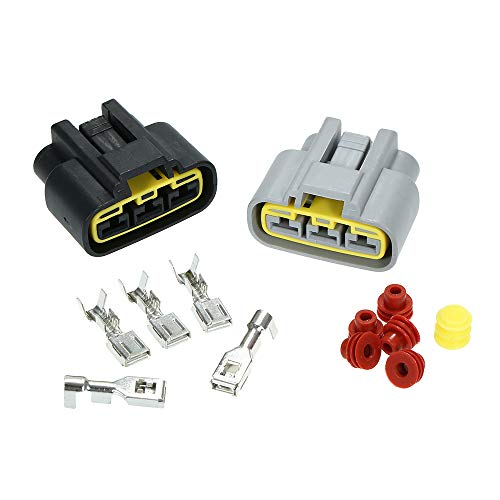 Yorten Conector elétrico do retificador do regulador de tensão 1Set compatível com HONDA TRX Yamaha