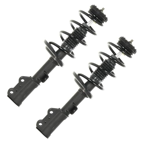 Image of Detroit Axle - Front Struts w /Coil Springs Rear Shock Absorbers Sway Bar Links Replacement for 2010-2016 Cadillac SRX - 6pc Set