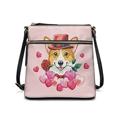 Pink-corgi Heart Print