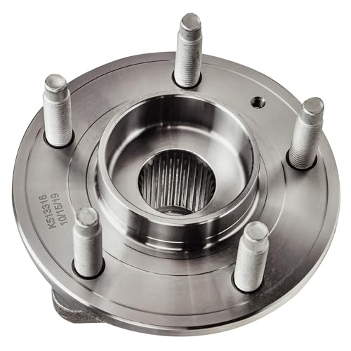 Image of Detroit Axle - Front Wheel Bearing Hubs for Buick Cascada Verano Cadillac ELR ATS Volt Chevrolet Orlando Cruze, 2 Wheel Bearing & Hubs Assembly Set Replacement