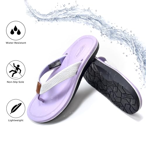 Image of AEROTHOTIC Beach Sandals for Woman Non Slip Flip Flops Quick Dry Slippers