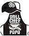 Soreso Grillschürze für Papa mit Grill-Chef Cap - Grill Chef Papa Geschenke zum Vatertag Geburtstag Geschenkideen
