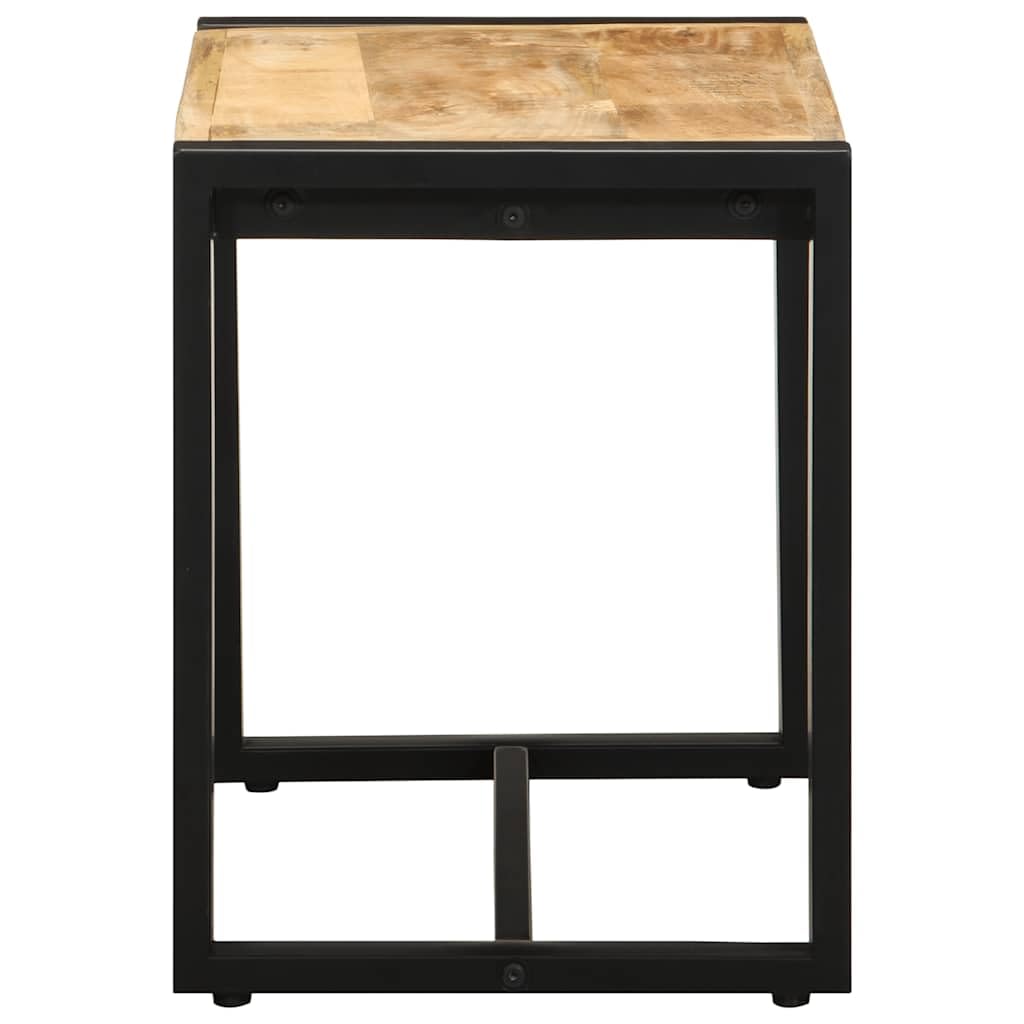 vidaXL Banco 60x35x45 cm Madera Maciza de Mango Rugoso, Banco de Pasillo, Banco de Pasillo, Banco de Zapatos, Asiento de Banco de Pasillo