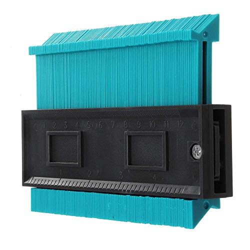 Preisvergleich Produktbild Profillehre Kunststoff Konturkopier Duplikator Rundrahmen Profilmesswerkzeug Rundrahmen Werkzeug Holzmarkierung Kunststoff Feinzahn Kanäle Duplikator Universal Laminat - Profillehre 4 Zoll / 120mm