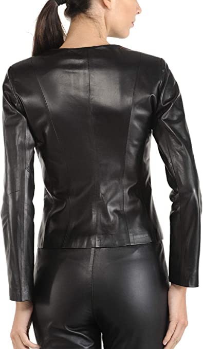 Women's Leather Jackets - Motorcycle Biker Lambskin Leather Jacket For Girl, Moto Riding Party & Casual Jackets2