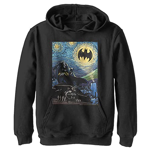 Sweat Batman enfant pour l'école et les loisirs - Hoodie DC Comics Starry chaud