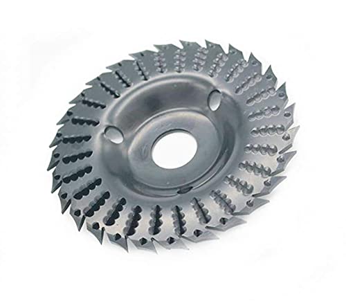 Szliyands 202 Wood Carving Disc, Grinder Wood Tungsten Carbide Grinding Wheel Grinder Shaping Disc Bore Wood Sanding Carving Tool Woodworking Angle Grinder Attachment thumb #1