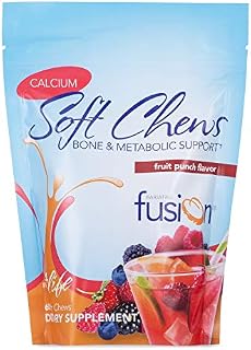 Bariatric Fusion 500mg Calcium Citrate & Energy Soft Chew Fruit Punch Flavor