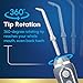 Waterpik Cordless Advanced 2.0 Water Flosser For Teeth, Gums, Braces, Dental Care With Travel Bag and 4 Tips, ADA Accepted, Rechargeable, Portable, and Waterproof, Gray WP-587, Packaging May Vary
