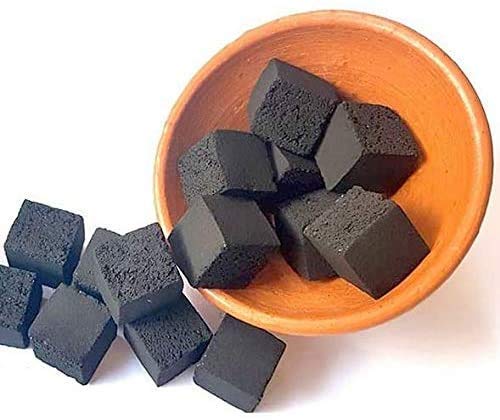 Cocous Natural 26Mm Coconut Charcoal Incense Hookah Shisha Narguile Coal Coconut Shell Briquette Coals 1Kg - 64 Pieces 26X26X26Mm Cubes #TOP7